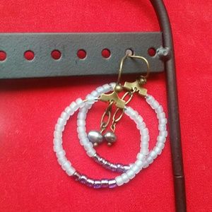 Jewelry - Handcrafted Beaded Hoops Jewelry - Handcrafted Beaded Hoops
